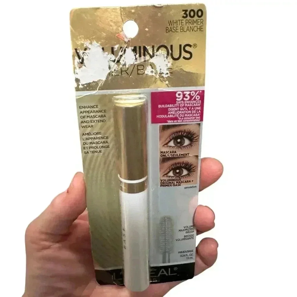 2 L'Oreal Paris Voluminous Mascara 970 Deep Violet&Primer Base Mascara Amplifier